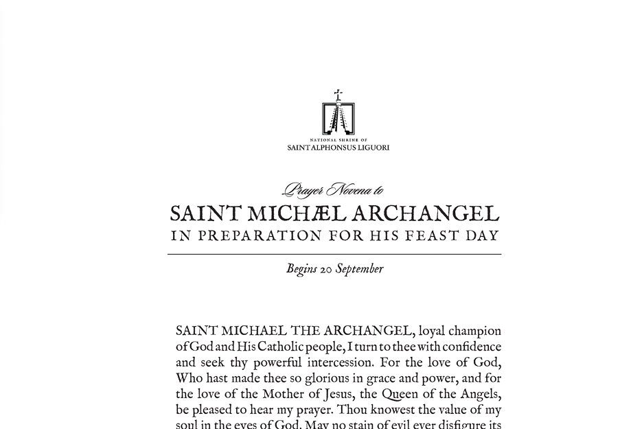 Saint Michael Novena Prayer